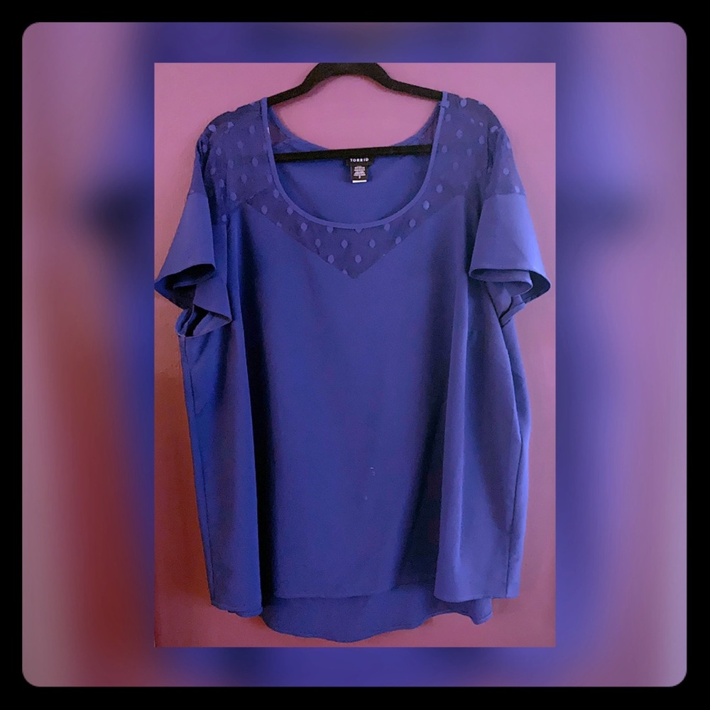 Royal Blue Blouse
